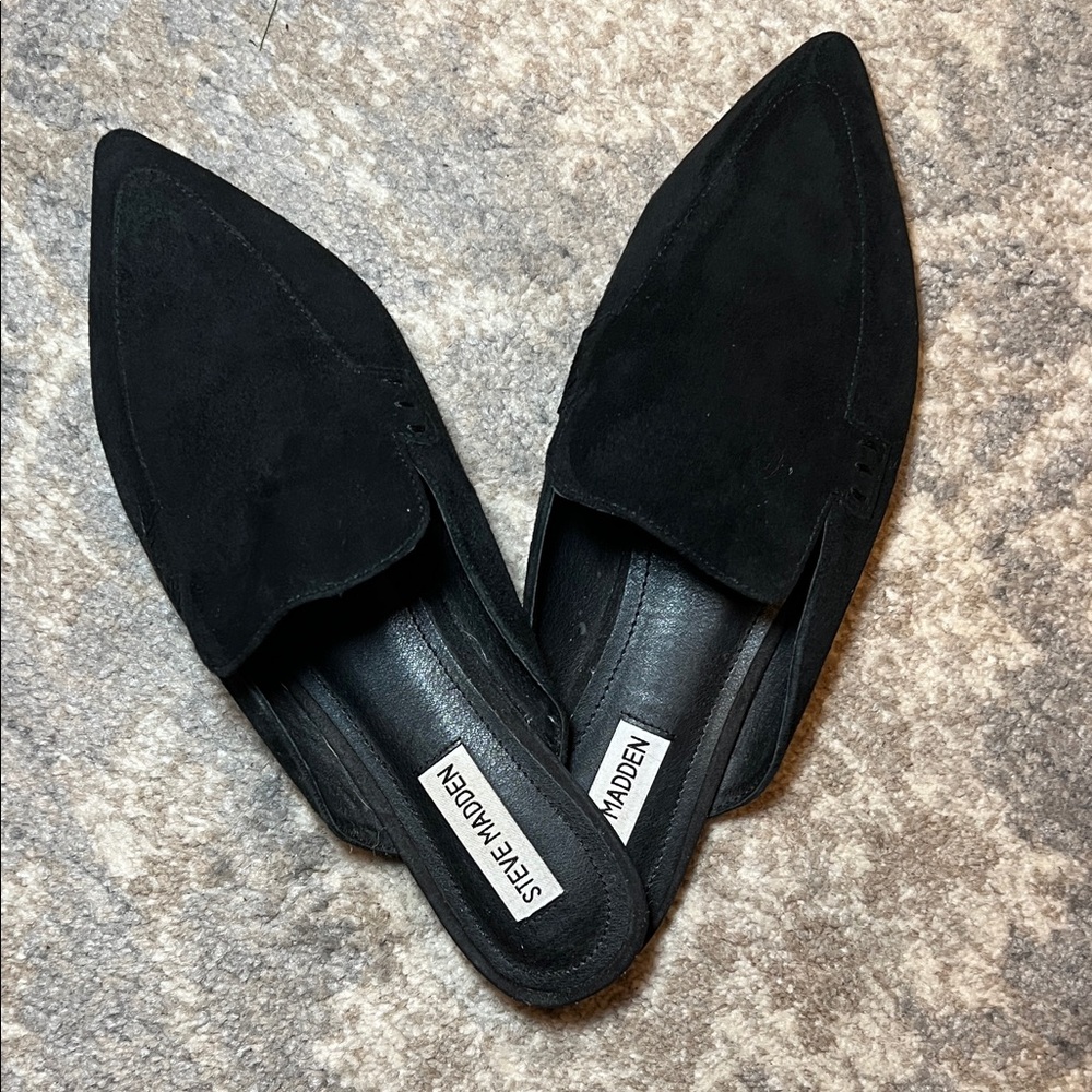 Steve Madden Black Women's Loafers